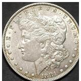 1881 Morgan Silver Dollar Nice