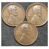 1919 P,D,S Lincoln Wheat Cent Set