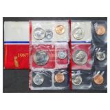 1987 US Double Mint Set in Envelope