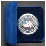 2001 US 225th Anniversary Comm. Flag Coin BU