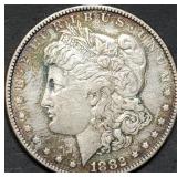 1882 Morgan Silver Dollar Toned