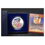 2000 1oz Silver Eagle BU Colorized MIB
