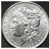 1885-O Morgan Silver Dollar Gem BU