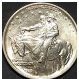 1925 Stone Mountain Silver Half Dollar Gem BU
