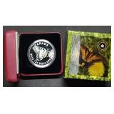 2013 Canada 1oz Proof Silver Butterfly Coin MIB