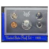 1968 US Mint Proof Set w/ Silver Kennedy