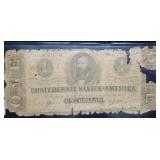 Confederate States of American $1 Banknote