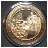 Franklin Mint 45mm Bronze US History Medal 1808