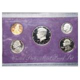1990 US Mint Proof Set in Plastic Case