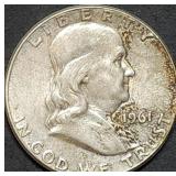 1961 Franklin Silver Half Dollar