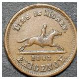 1863 Time is Money / Hussey