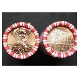 2009 Lincoln Bicentennial Penny 2 Gem BU Rolls