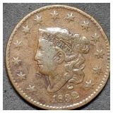 1832 Large Cent, Large Letters Variety