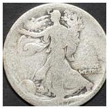 1917 Walking Liberty Silver Half Dollar