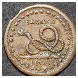 1863 Andrew Jackson Patriotic Civil War Token