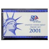 2001 US Mint Proof Set MIB