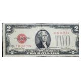 1928 G $2 Red Seal Legal Tender High Grade Note