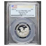 2016 S Shawnee NP 25C PCGS PR69DCAM