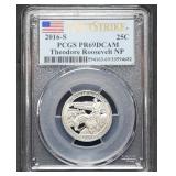 2016 S Theodore Roosevelt NP 25C PCGS PR69DCAM