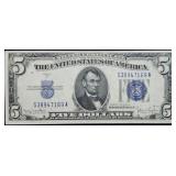 1934 D $5 Silver Certificate High Grade Note