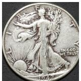 1942 Walking Liberty Silver Half Dollar