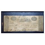 1822 $5 Obsolete Bank Note Jersey Bank
