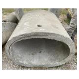 2 pcs Elliptical Concrete Pipe