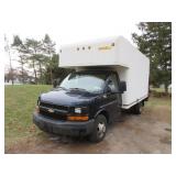 2008 Chevy 3500 Cutaway Box Truck w/ Liftgate