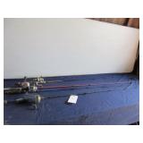(4) Fishing Poles