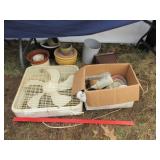 Flower Pots, Fan, Etc