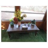 Coffee Table w/ Plants