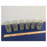 (6) Vintage Emergency Drinking Water Cans