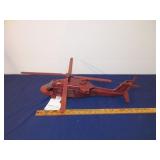 Wooden Handcrafted Military Helicopter