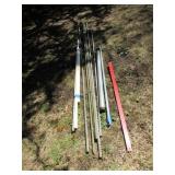 Metal Stakes & Plastic Pipe