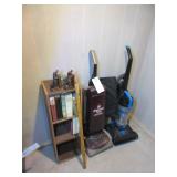 (2) Vacuums, Books, Ashtrays, Etc