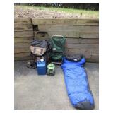 Backpacks, Coleman Lantern & Sleeping Bag