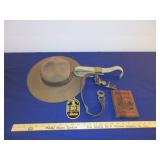 Vintage boy Scout Hat & Belts