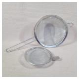 Pair Of Mesh Strainers