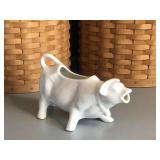 Vintage Porcelain (?) Cow Creamer