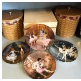4 - 8 1/2in Ballet Collectors Plates