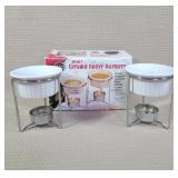 Ceramic Butter Warmers Set Of 2