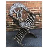 Savonarola Chair w/Mother-of-Pearl Middle East
