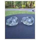 Sleeping Kitty Votive Candle Holders