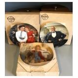 3 Knowles China Co Plates from Annie