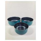 3 Piece Enamel Storage Bowl Set