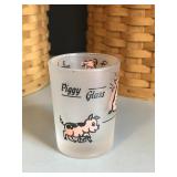 Federal Glass 3 Ounce Piggy Measuring