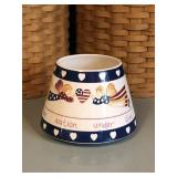 Home Interior One Nation Under God Candle Top