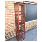 4 Shelf Wooden Shelf- 63in Tall NICE!