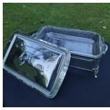 Fire-King Baking Dish With Serving Tray & Lid