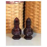 Avon Cape Cod Ruby Salt and Pepper Shakers